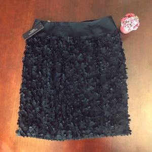 NWT Talbots Silk 3D Floral Applique Skirt